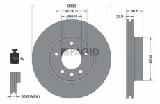 Brzdový kotouč PAGID 54216NHC