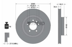 Brzdový kotouč PAGID 54620NHC
