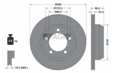 Brzdový kotouč PAGID 54653NC