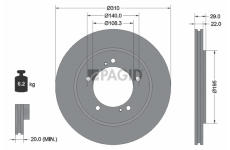 Brzdový kotouč PAGID 54705NC
