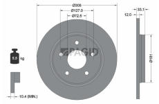 Brzdový kotouč PAGID 54810NC