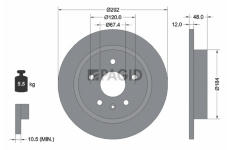 Brzdový kotouč PAGID 55229NC