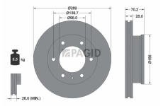 Brzdový kotouč PAGID 55230N
