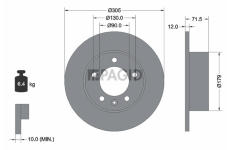 Brzdový kotouč PAGID 55287N
