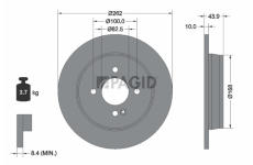 Brzdový kotouč PAGID 55422NC