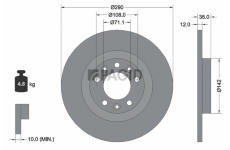 Brzdový kotouč PAGID 55673NC
