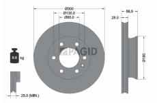 Brzdový kotouč PAGID 56012NC
