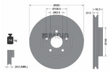 Brzdový kotouč PAGID 56034NHC