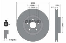 Brzdový kotouč PAGID 56067NC