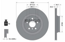 Brzdový kotouč PAGID 56068NHC