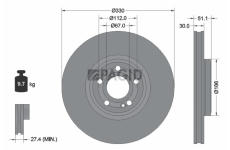 Brzdový kotouč PAGID 56233NHC