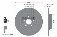 Brzdový kotouč PAGID 56243NC