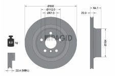 Brzdový kotouč PAGID 56269NHC