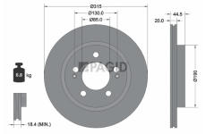 Brzdový kotouč PAGID 56329NC