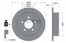 Brzdový kotouč PAGID 56474NC