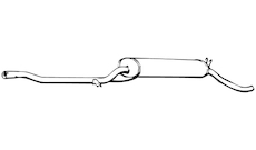 Zadní tlumič výfuku WALKER 01223