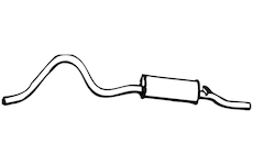 Zadní tlumič výfuku WALKER 01294