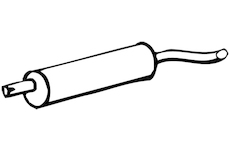 Zadní tlumič výfuku WALKER 01366