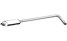 Predni tlumic vyfuku WALKER 01389