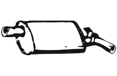 Zadní tlumič výfuku WALKER 01680