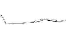 Zadní tlumič výfuku WALKER 01940