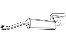 Zadní tlumič výfuku WALKER 02183