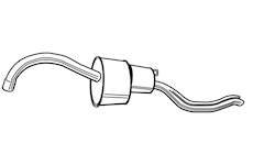 Zadní tlumič výfuku WALKER 02192