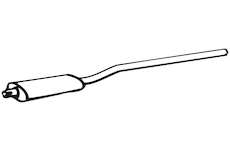 Predni tlumic vyfuku WALKER 02307