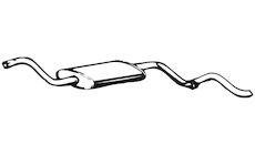 Zadní tlumič výfuku WALKER 02379