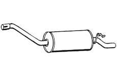 Zadní tlumič výfuku WALKER 02610