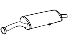 Zadní tlumič výfuku WALKER 03462