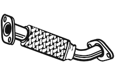 Zvlněná trubka, výfukový systém WALKER 03481