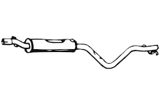 Predni tlumic vyfuku WALKER 04636