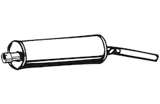 Zadní tlumič výfuku WALKER 04637