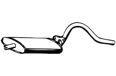 Střední tlumič výfuku WALKER 04860