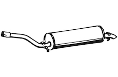 Zadní tlumič výfuku WALKER 05071