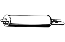 Zadní tlumič výfuku WALKER 05096