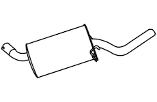 Zadní tlumič výfuku WALKER 05477