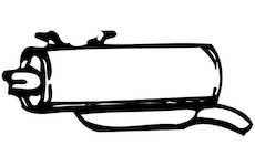 Zadní tlumič výfuku WALKER 06073