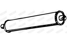 Stredni tlumic vyfuku WALKER 06612