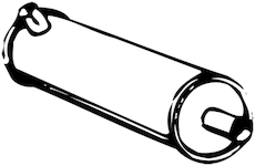 Zadní tlumič výfuku WALKER 06625