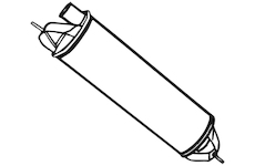 Zadní tlumič výfuku WALKER 06760