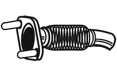 Zvlněná trubka, výfukový systém WALKER 07142