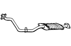 Predni tlumic vyfuku WALKER 07371
