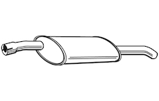 Zadní tlumič výfuku WALKER 07981