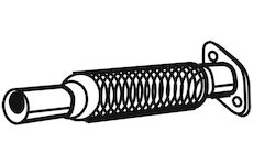 Zvlněná trubka, výfukový systém WALKER 08217