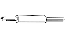 Predni tlumic vyfuku WALKER 08310