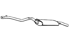 Zadní tlumič výfuku WALKER 08311