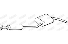 Stredni tlumic vyfuku WALKER 08793