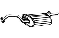 Zadní tlumič výfuku WALKER 08816